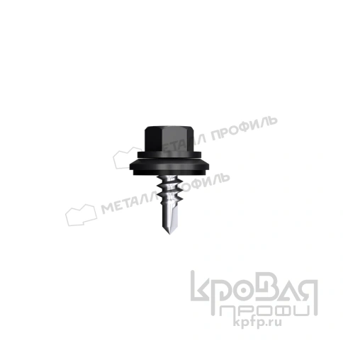 Саморез 4,8х19 ROOFRetail RAL9005 (черный темный) фото 1