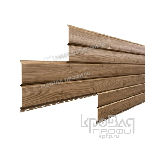 Сайдинг Lбрус-15х240 (ECOSTEEL_T-01-Кедр-0.5) фото 2