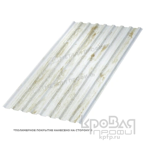 Профилированный лист МП-20х1100-A (ECOSTEEL_MA-01-Беленый Дуб-0,5) фото 1