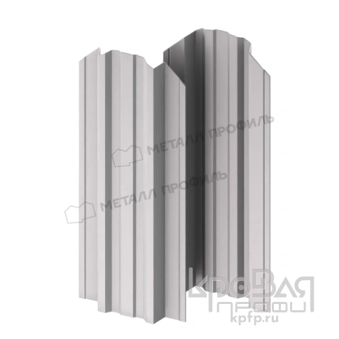 Штакетник металлический МП TRAPEZE-O 16,5х118 NormanMP (ПЭ-01-9006-0.5) фото 2