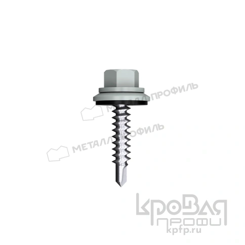 Саморез 4,8х35 ROOFRetail RAL7005 (мышиный) фото 1