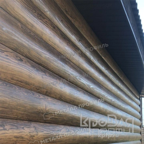 Сайдинг МЕТАЛЛ ПРОФИЛЬ Woodstock-28х330 (ECOSTEEL_T-01-ЗолотойДуб-0.5) фото 4