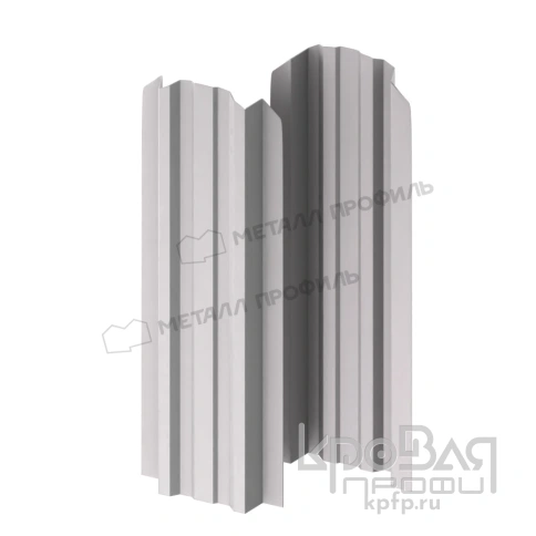 Штакетник металлический МП LАNE-O 16,5х99 (ПЭ-01-9006-0.45) фото 2