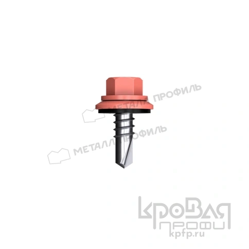 Саморез 5,5х19 ROOFRetail RAL3009 (красная окись) фото 1