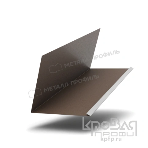 Планка примыкания верхняя к трубе FASTCLICK 250х240х2000 (VALORI-20-OxiBеige-0.5) фото 1