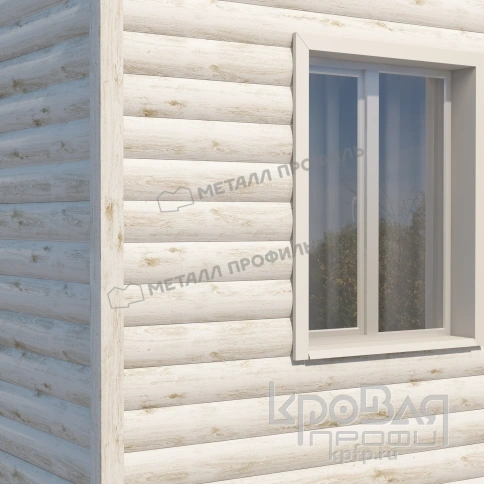 Сайдинг Woodstock-28х330 (ECOSTEEL_MA-01-Беленый Дуб-0.5) фото 6