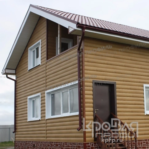 Сайдинг Woodstock-Н-28х330 (ECOSTEEL_MA-01-Сосна-0.5) фото 5