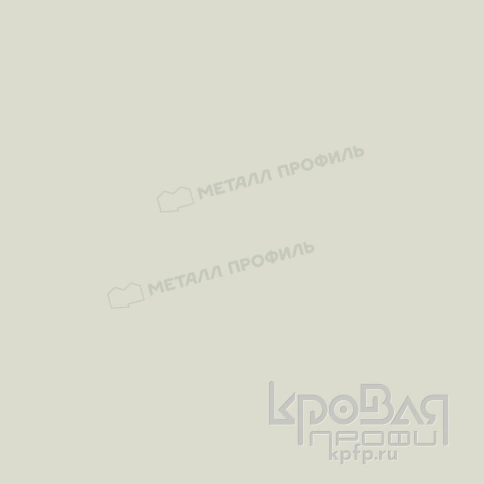 Планка снегозадержателя 95х65х2000 (ПЭ-01-9002-0.45) фото 4