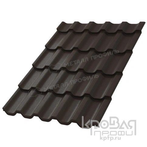 Металлочерепица МП Трамонтана-XL (VALORI-20-DarkBrown-0.5) фото 2