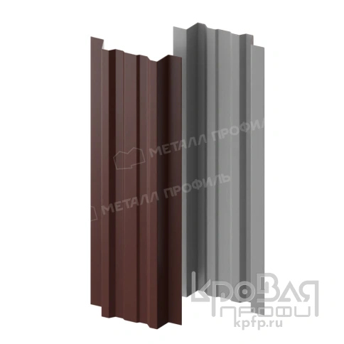 Штакетник металлический МП LАNE-T 16,5х99 (ПЭ-01-RR32-0.45) фото 2