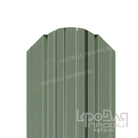 Штакетник металлический МП TRAPEZE-O 16,5х118 (PURMAN-20-Tourmalin-0.5) фото 1