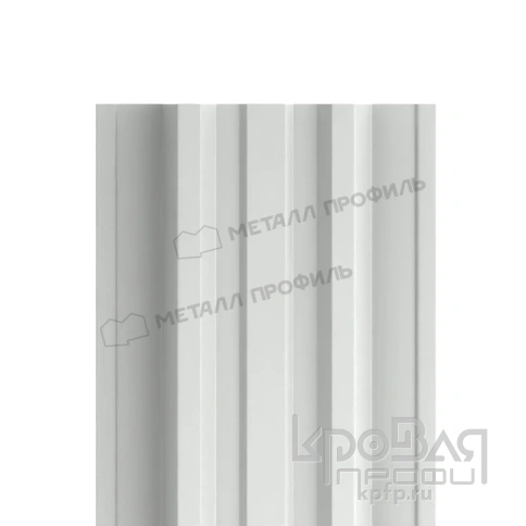 Штакетник металлический МП TRAPEZE-T 16,5х118 NormanMP (ПЭ-01-9003-0.5) фото 1