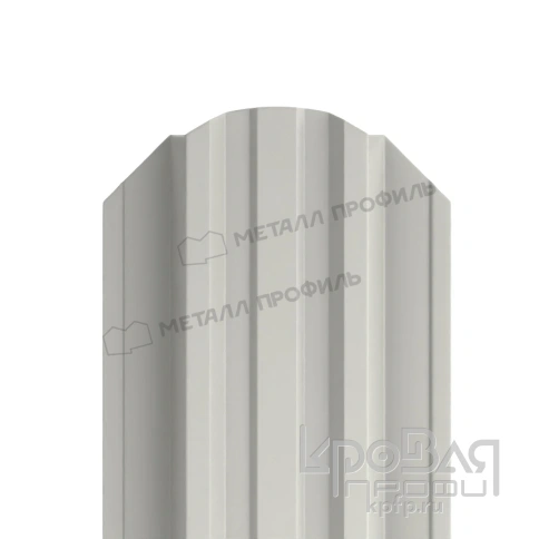 Штакетник металлический МП TRAPEZE-O 16,5х118 NormanMP (ПЭ-01-9002-0.5) фото 1