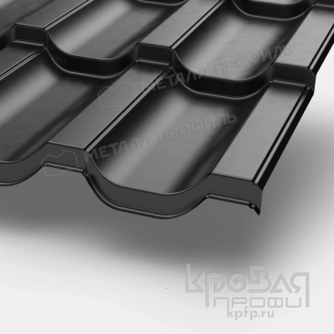 Металлочерепица МП Трамонтана-ML (PURMAN-20-9005-0.5) фото 1