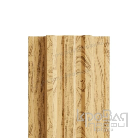 Штакетник металлический МП TRAPEZE-T 16,5х118 (ECOSTEEL_MA-01-Сосна-0.5) фото 1