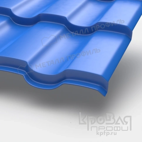 Металлочерепица МП Монтекристо-S NormanMP (ПЭ-01-5005-0.5) фото 1