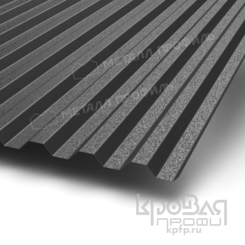 Профилированный лист С-21х1000-B (VALORI-20-DarkGrey-0,5) фото 1