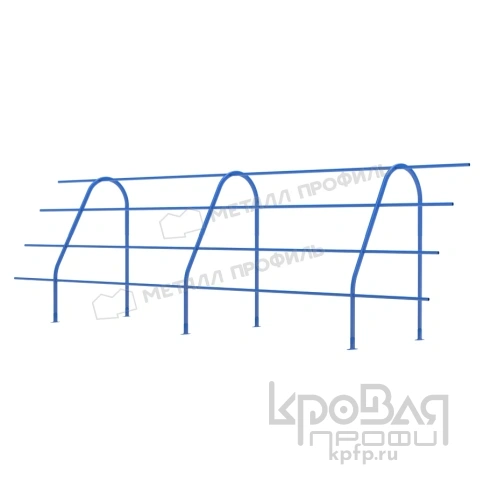 Ограждение кровельное ОК-h1200х3000 мм (5005) фото 1