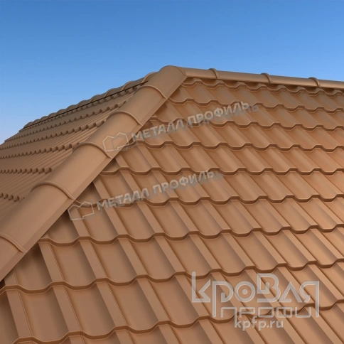 Металлочерепица МП Трамонтана-XL (PURMAN-20-Argillite-0.5) фото 5