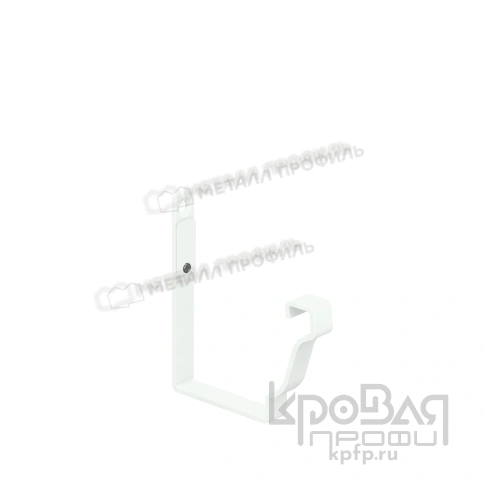 Держатель желоба карнизный МЕТАЛЛ ПРОФИЛЬ БЮДЖЕТ 120х86 Ral 9003 фото 1