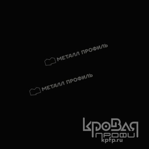 Планка завершающая 65х3000 (ПЭ-01-9005-0.45) фото 3