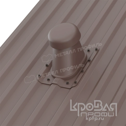 Выход вентиляции универсальный МП-20 (коричневый) фото 2