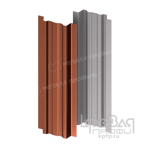 Штакетник металлический МП LАNE-T 16,5х99 (PURMAN-20-Argillite-0.5) фото 2