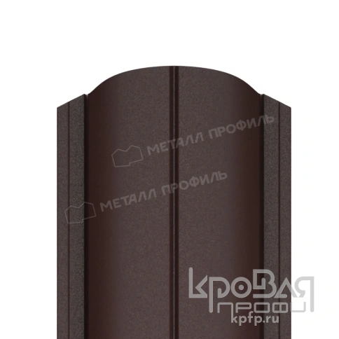 Штакетник металлический МП ELLIPSE-O 19х126 (VikingMP E-20-8019-0.5) фото 1