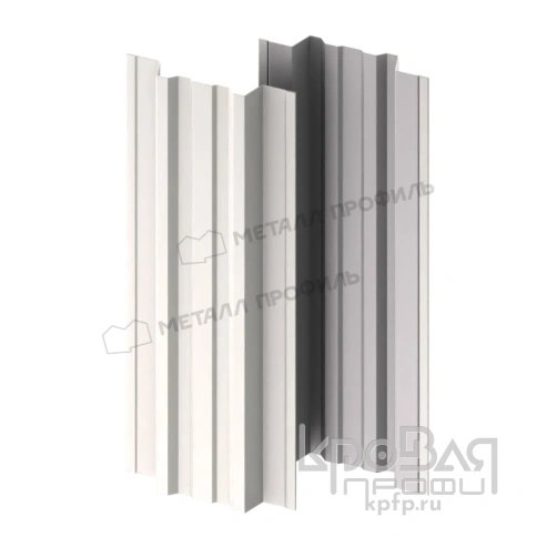 Штакетник металлический МП TRAPEZE-T 16,5х118 (ПЭ-01-9010-0.45) фото 2