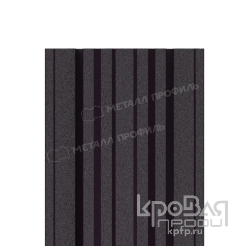 Штакетник металлический МП TRAPEZE-T 16,5х118 (VALORI-20-Violet-0.5) фото 1