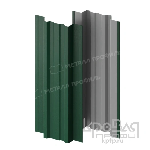 Штакетник металлический МП TRAPEZE-T 16,5х118 (VikingMP E-20-6005-0.5) фото 2