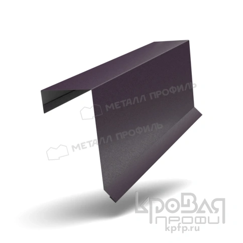 Планка торцевая кровельная FASTCLICK 65х130х2000 (VALORI-20-Violet-0.5) фото 1