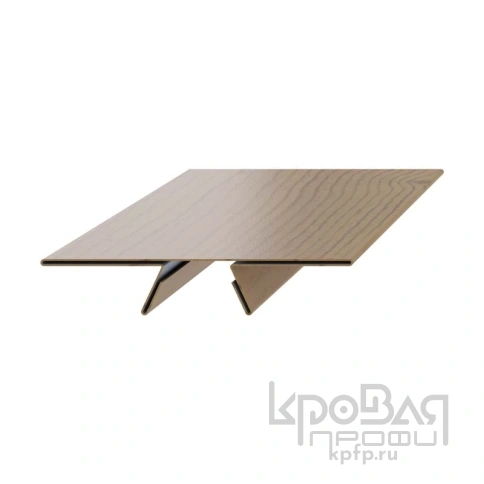 Планка стыковочная сборная нижняя Woodstock 50х33х3000 (ECOSTEEL-01-Сосна-0.5) фото 1