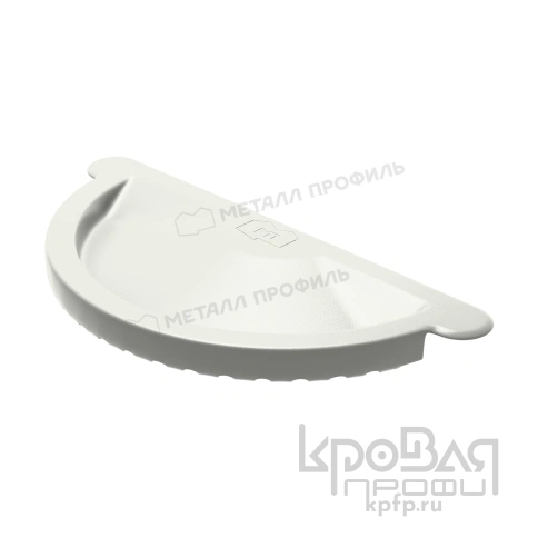 Заглушка желоба МЕТАЛЛ ПРОФИЛЬ Foramina PUR D125 Ral 9010 фото 1