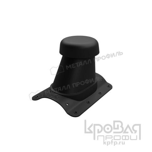 Выход вентиляции универсальный Монтерроса (черный) фото 1