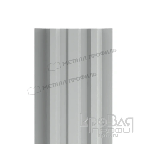 Штакетник металлический МП LАNE-T 16,5х99 (ПЭ-01-9006-0.45) фото 1