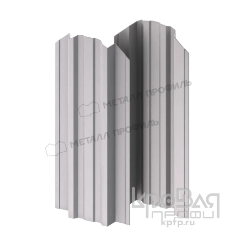 Штакетник металлический МЕТАЛЛ ПРОФИЛЬ TRAPEZE-O 16,5х118 (ПЭ-01-7004-0.45) фото 2