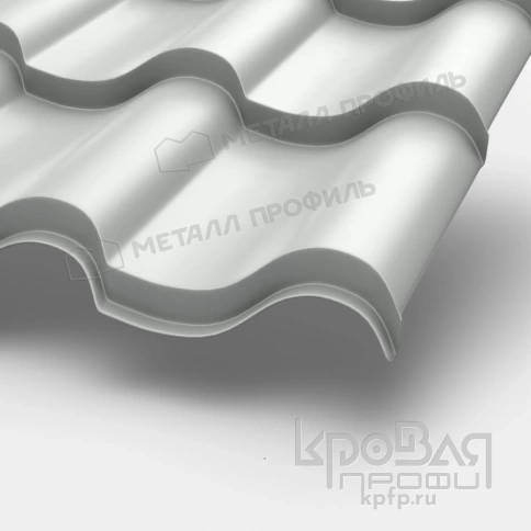 Металлочерепица МП Монтерроса-ML NormanMP (ПЭ-01-9003-0.5) фото 1