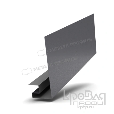 Планка откоса сложная 3D 245х75х3000 (VALORI-20-Grey-0.5) фото 1