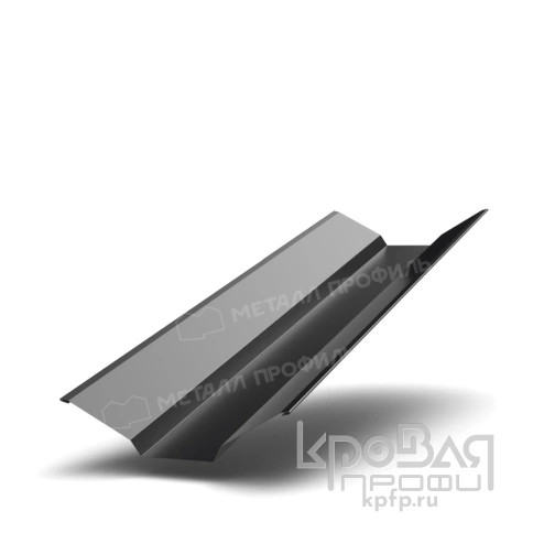 Планка ендовы верхняя 76х76х2000 (PURMAN-20-9005-0.5) фото 1