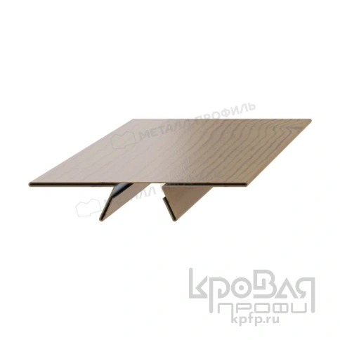 Планка стыковочная сборная нижняя Woodstock 50х33х3000 (ECOSTEEL-01-Сосна-0.5) фото 2