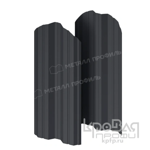 Штакетник металлический МП М-111-О (ПЭД-01-7024\7024-0.45) фото 1