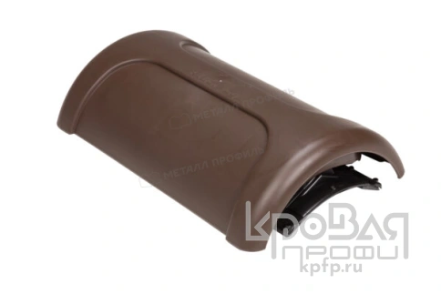 Коньковый вентиль Pelti KTV/harja для металлической кровли (RAL8017) фото 1
