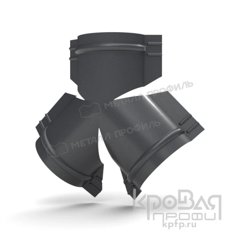 Y-образный тройник для круглого конька R110 (VikingMP E-20-7024-0.5) фото 1