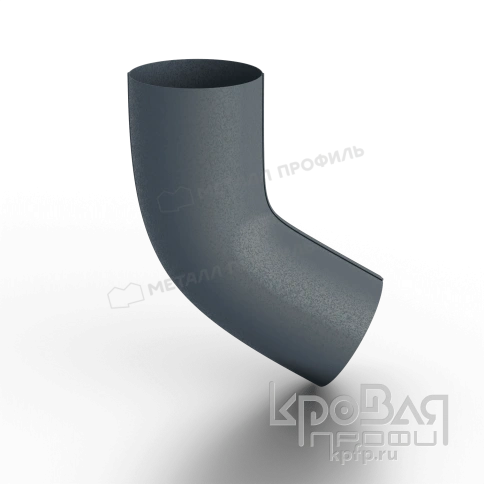 Колено трубы D100 Foramina Freeze (FRZ_D-01-Grey\Grey-0.6) фото 3