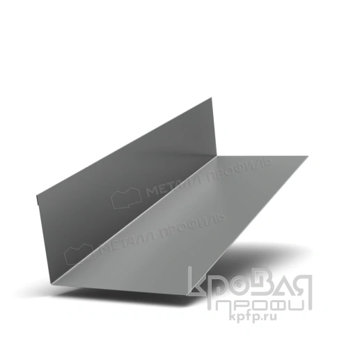 Планка примыкания верхняя 250х147х2000 (ПЭ-01-9006-0.45) фото 1