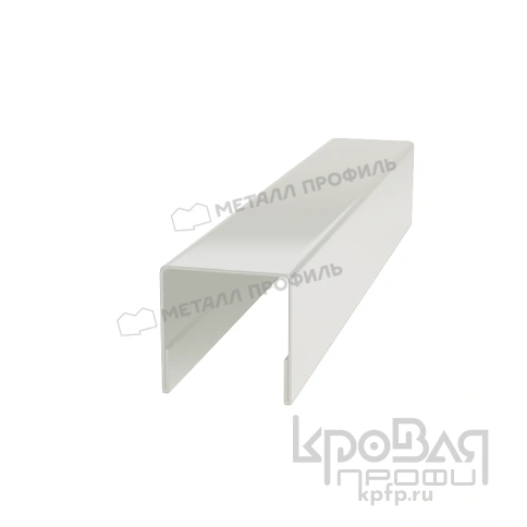 Планка П-образная 23х22х2000 (PURMAN-20-9010-0.5) фото 1