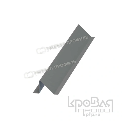 Планка снегозадержателя 95х65х2000 (ПЭ-01-9006-0.45) фото 2