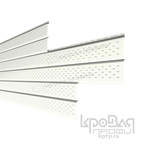 Софит перфор. Lбрус-XL-14х335 (PURMAN-20-9010-0.5) фото 1