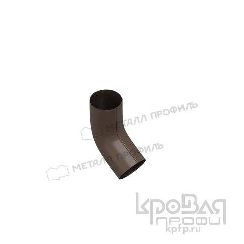 Колено трубы МЕТАЛЛ ПРОФИЛЬ Foramina Freeze D100 DarkBrown фото 1